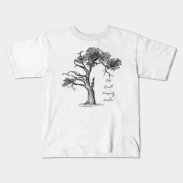 Tree of Life Kids T-Shirt by C&C Provisions